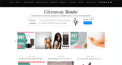 Desktop Screenshot of giveawayroute.com